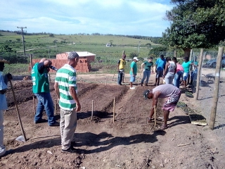 Curso de hortas orgânicas nas Comunidades Quilombolas